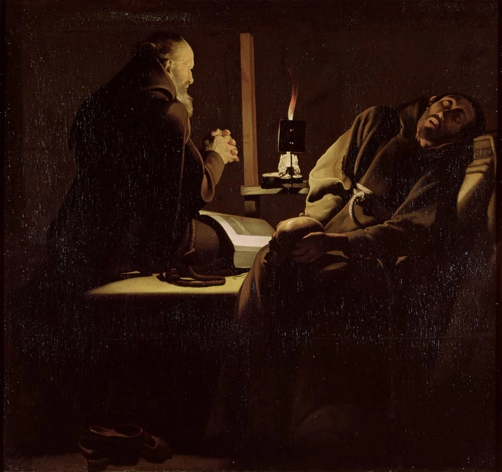 Georges de La Tour - L'estasi di san Francesco, Musee de Tesse, Le Mans